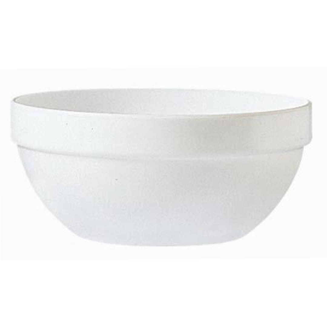 Arcoroc 43319 Restaurant White 10.5 Oz. Bowl