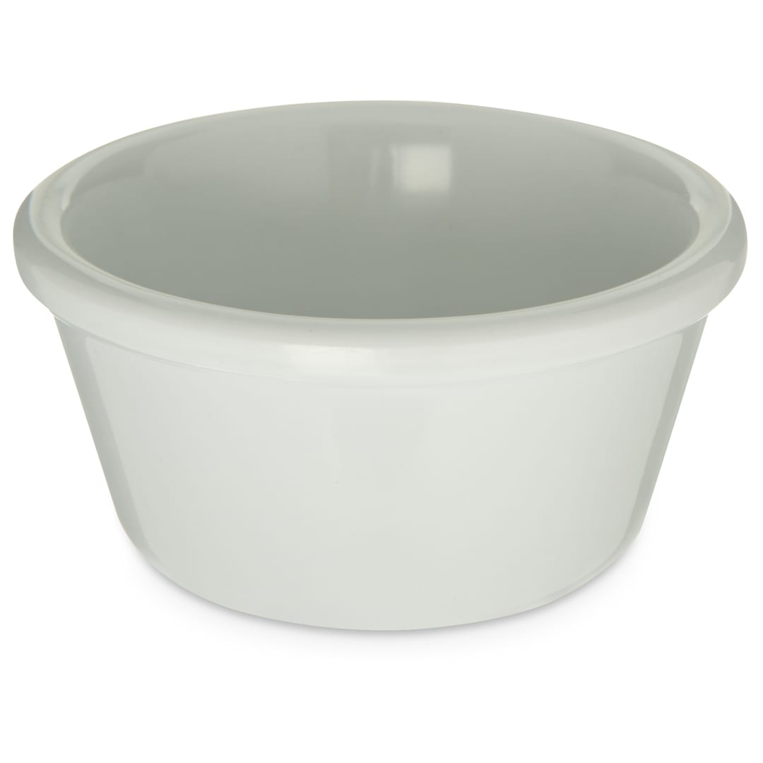 Carlisle S28002 White Smooth 3 Oz. Melamine Ramekin