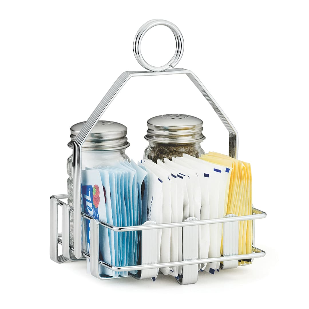 TableCraft 606R Chrome Plated Condiment Rack