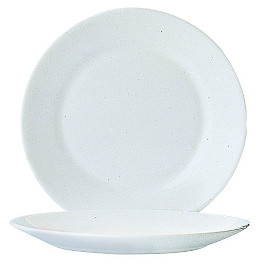 Arcoroc 22522 Restaurant White 9-3/8" Plate