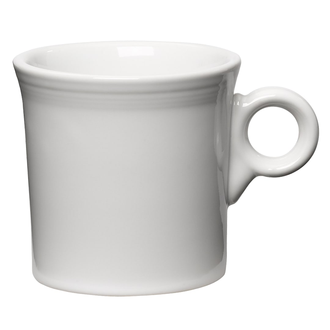 Homer Laughlin China 453100 Fiesta® White 10.25 Oz. Mug - Dozen