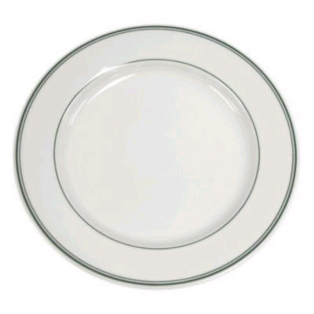Homer Laughlin China 2001 Green Band RE 5.38" Plate