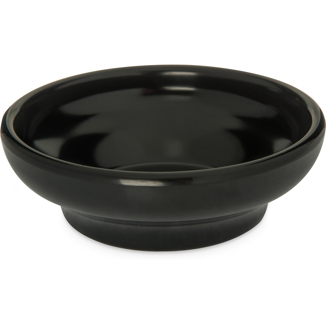 Carlisle 87503 5 Oz. Black Salsa Dish - Dozen