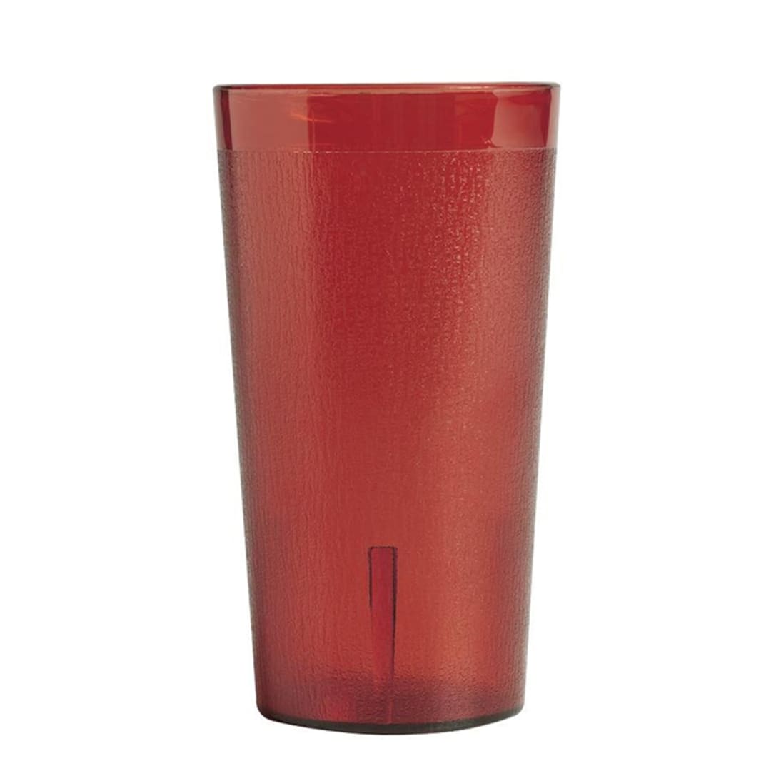 Cambro 1200P2156 Colorware Ruby Red 12.6 Oz Plastic Tumbler - Dozen