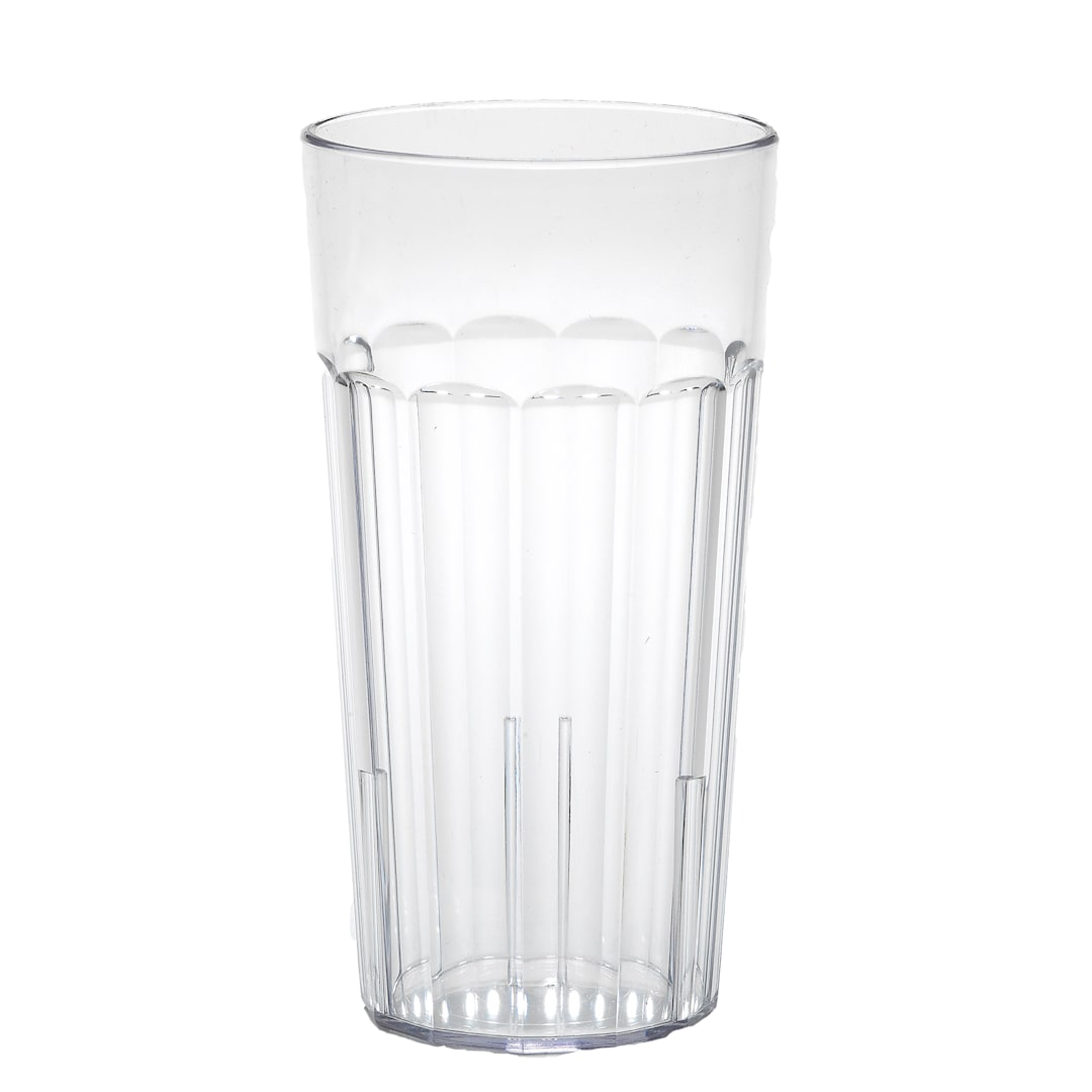 Cambro NT20152 Newport Clear 22 Oz. Fluted Tumbler - Dozen