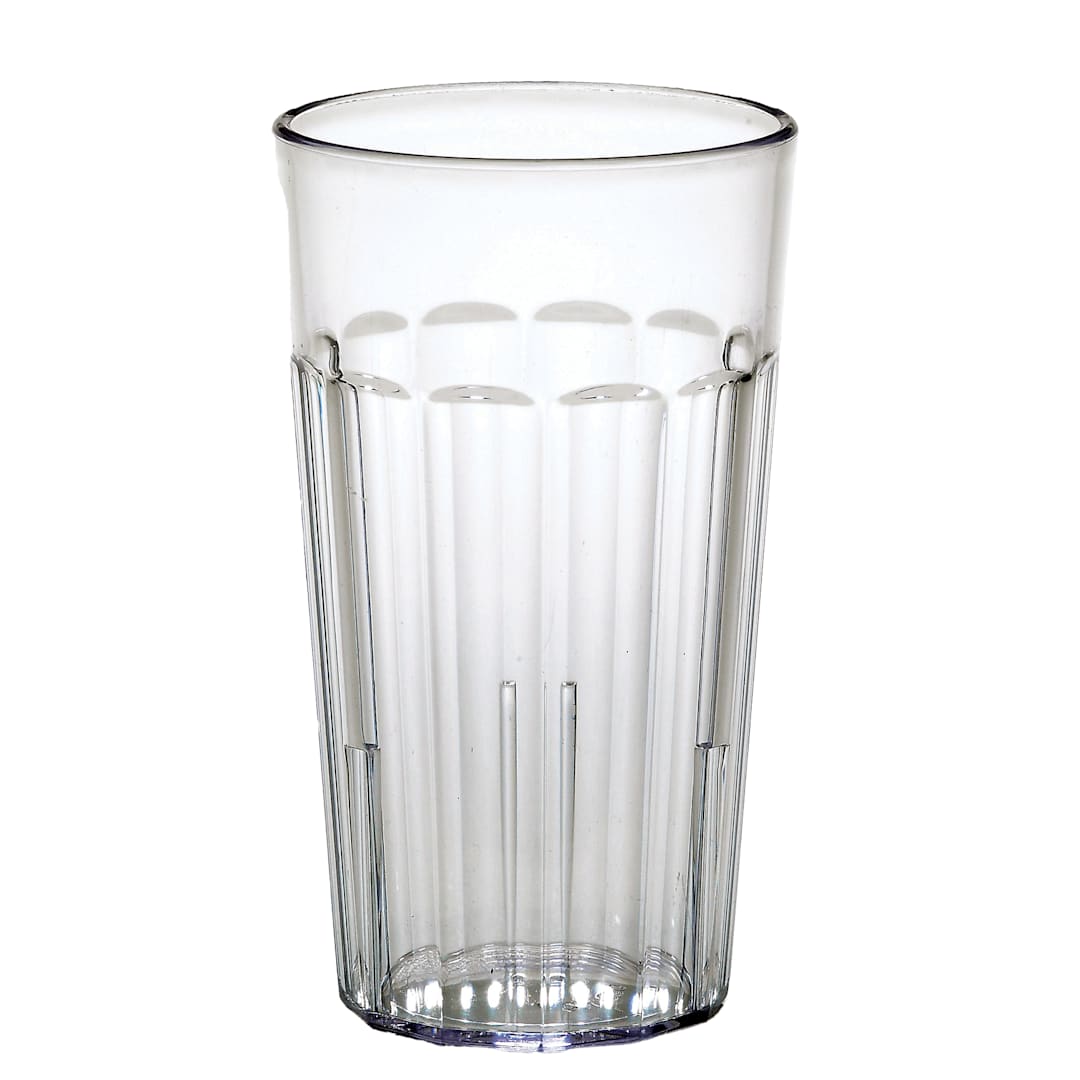 Cambro NT12152 Newport Clear 12.6 Oz. Fluted Tumbler - Dozen