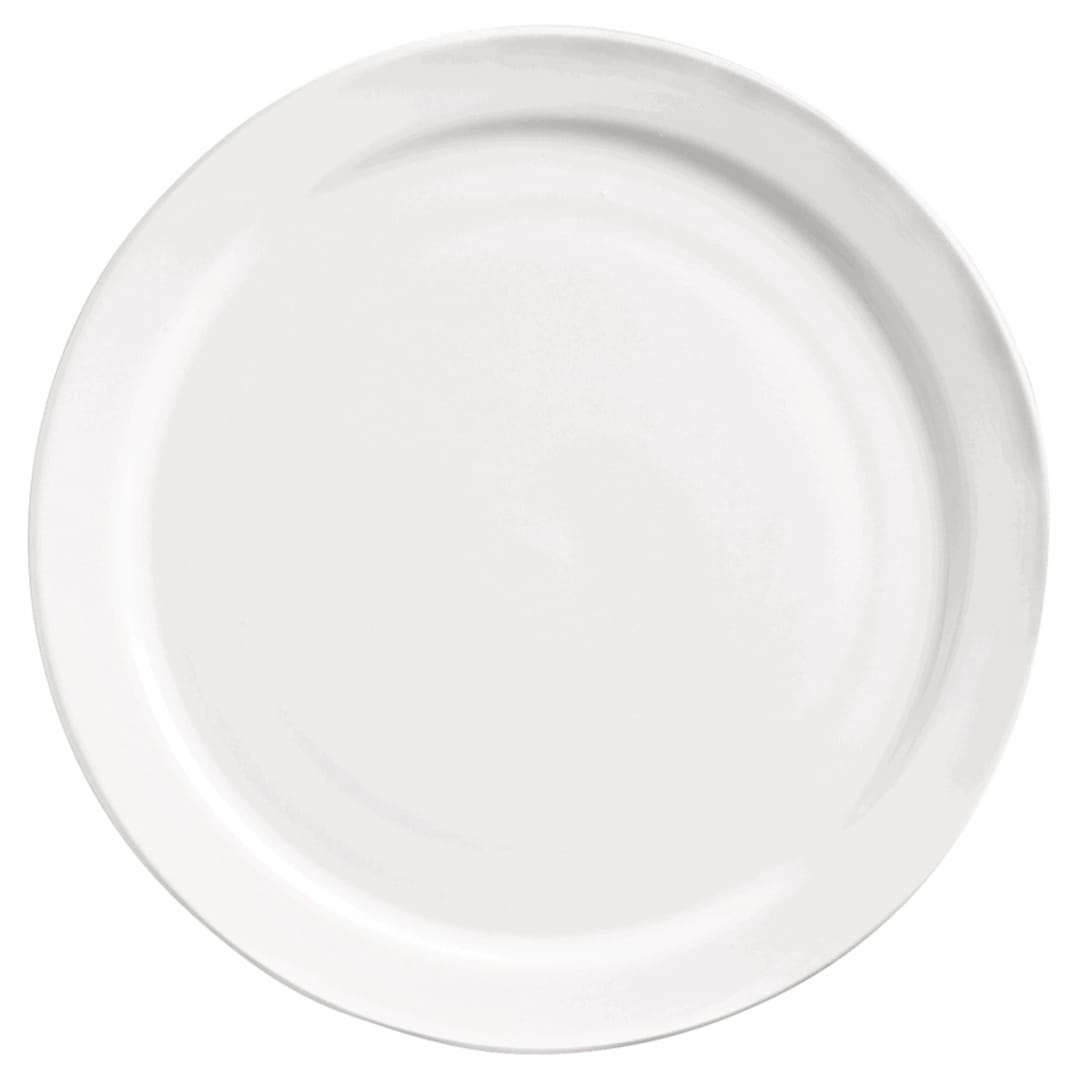 Libbey - Formerly World Tableware 840-410N-11 Porcelana 6.5" Narrow Rim Plate