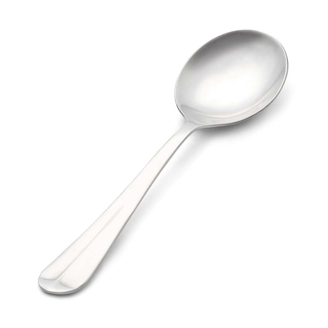 Vollrath 48102 Queen Anne 6-1/8" Bouillon Spoon - Dozen