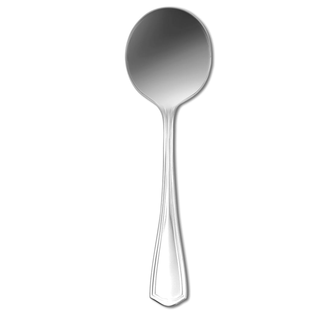 1880 Hospitality 1305SBLF Eton Silverplate 5.8" Bouillon Spoon - Dozen