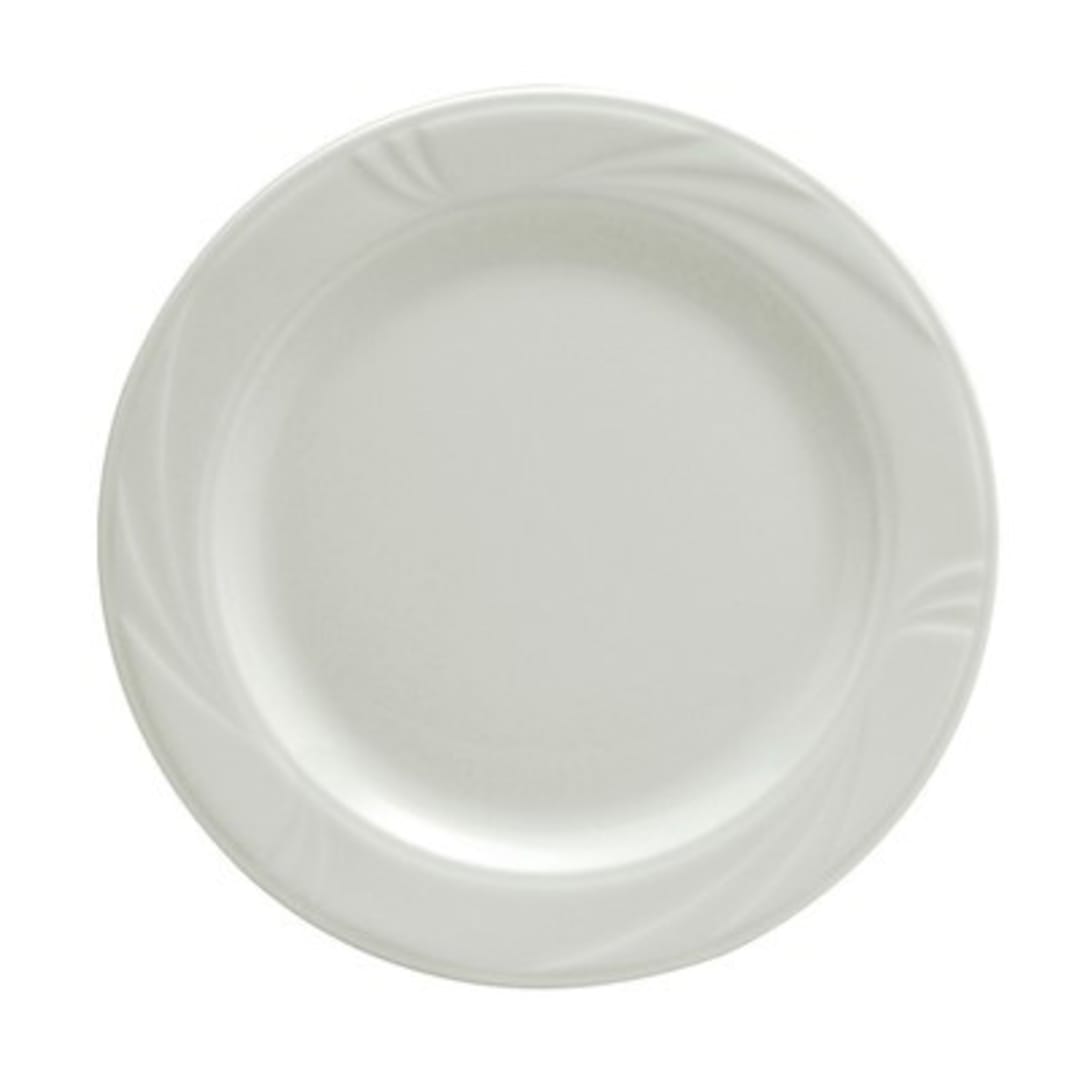 1880 Hospitality R4510000152 Arcadia White 10.6" Plate