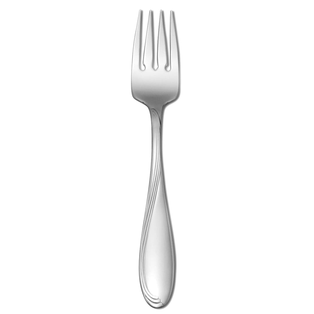 1880 Hospitality 2201FSLF Scroll S/S 6.75" Salad / Pastry Fork - Dozen