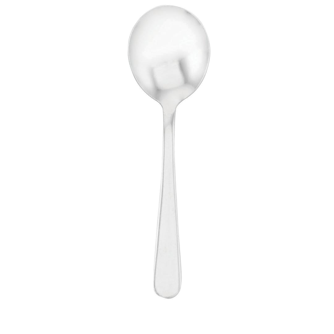 Walco 8912 Windsor 18/0 S/S 5-13/16" Bouillon Spoon - Dozen