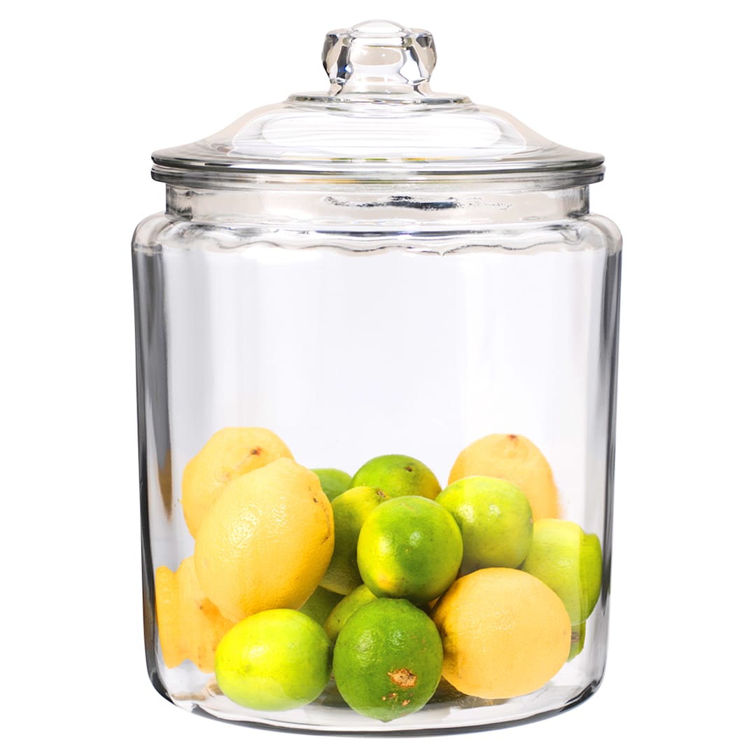 Anchor Hocking® 69372AHG17 Round 2 Gallon Glass Jar w/ Cover