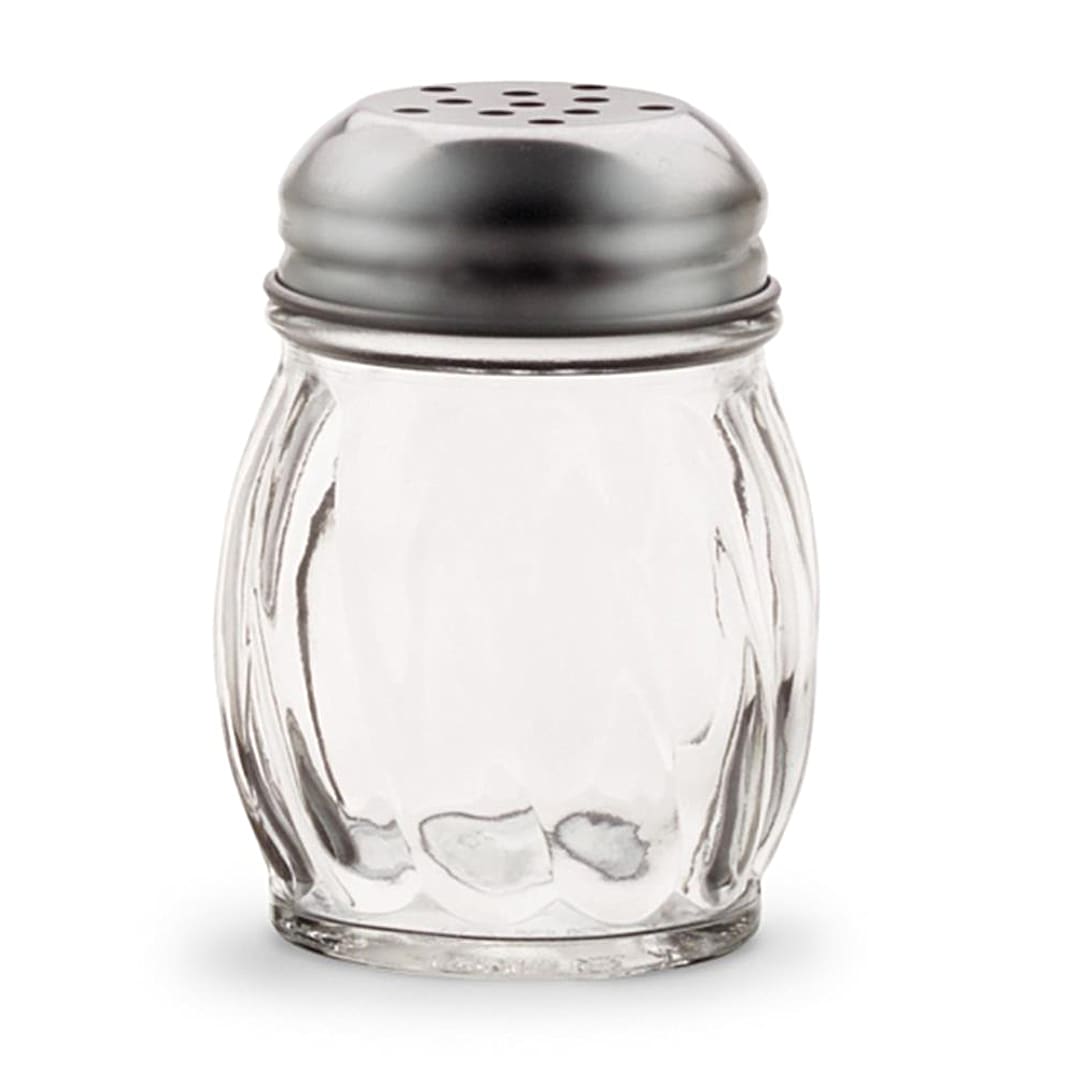 Traex 674 6 Ounce Perforated Americana Swirl Cheese Shaker - Dozen