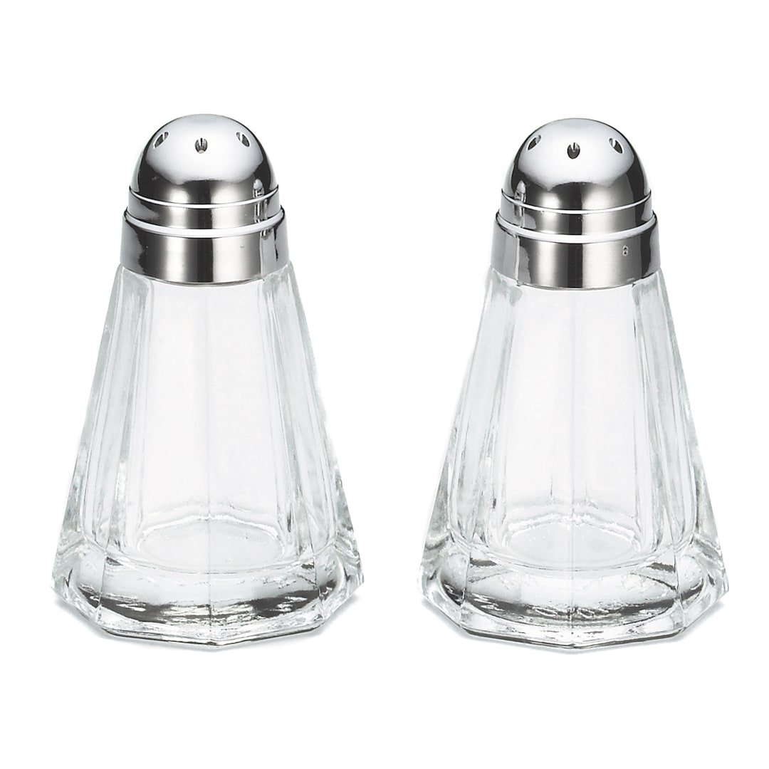TableCraft 80S&P-2 Salt and Pepper Shakers with Lids