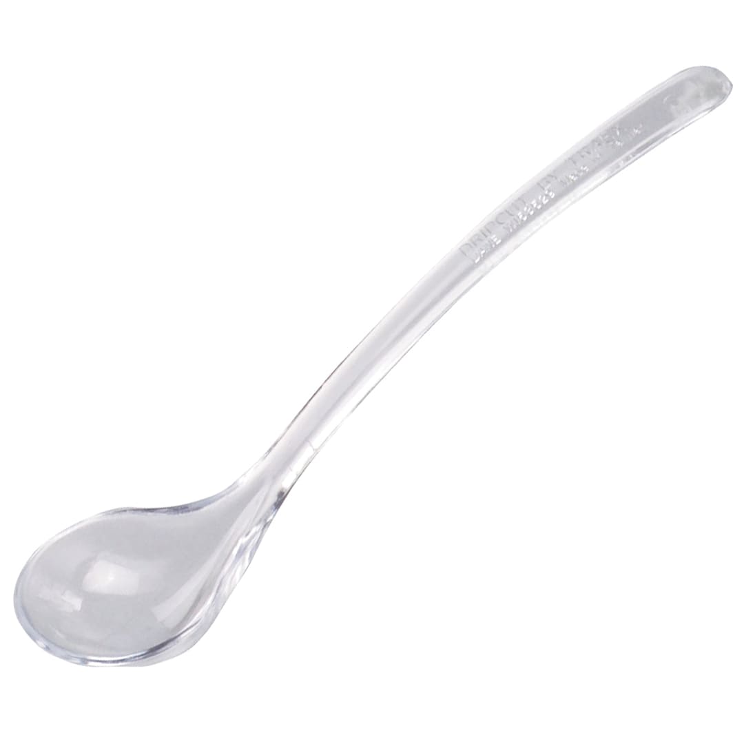 Traex 529-13 Clear Polycarbonate Condiment Spoon - Dozen