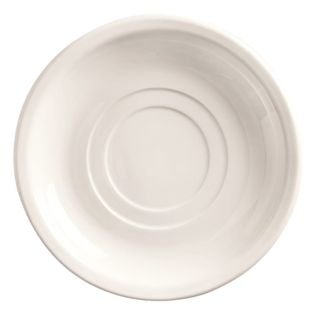 Libbey - Formerly World Tableware 840-205-006 Porcelana Double Well 6" Saucer