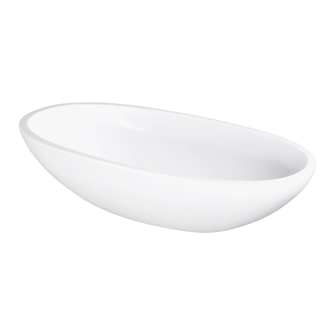 Elite Global Solutions M157OV-NW Belize 3 Qt. White Long Oval Bowl