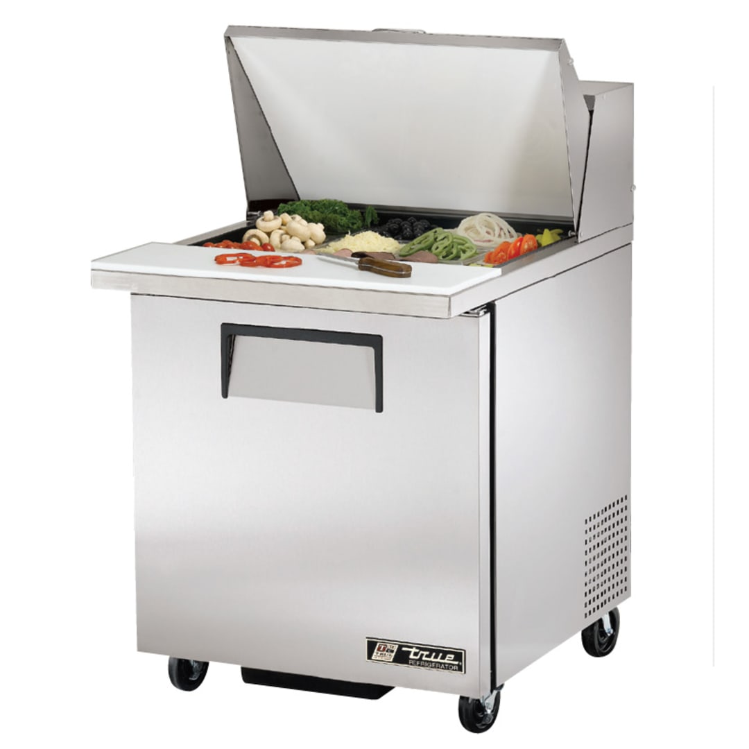 True TSSU-27-12M-B-HC S/S Mega Top 12-Pan Sandwich / Salad Prep Table