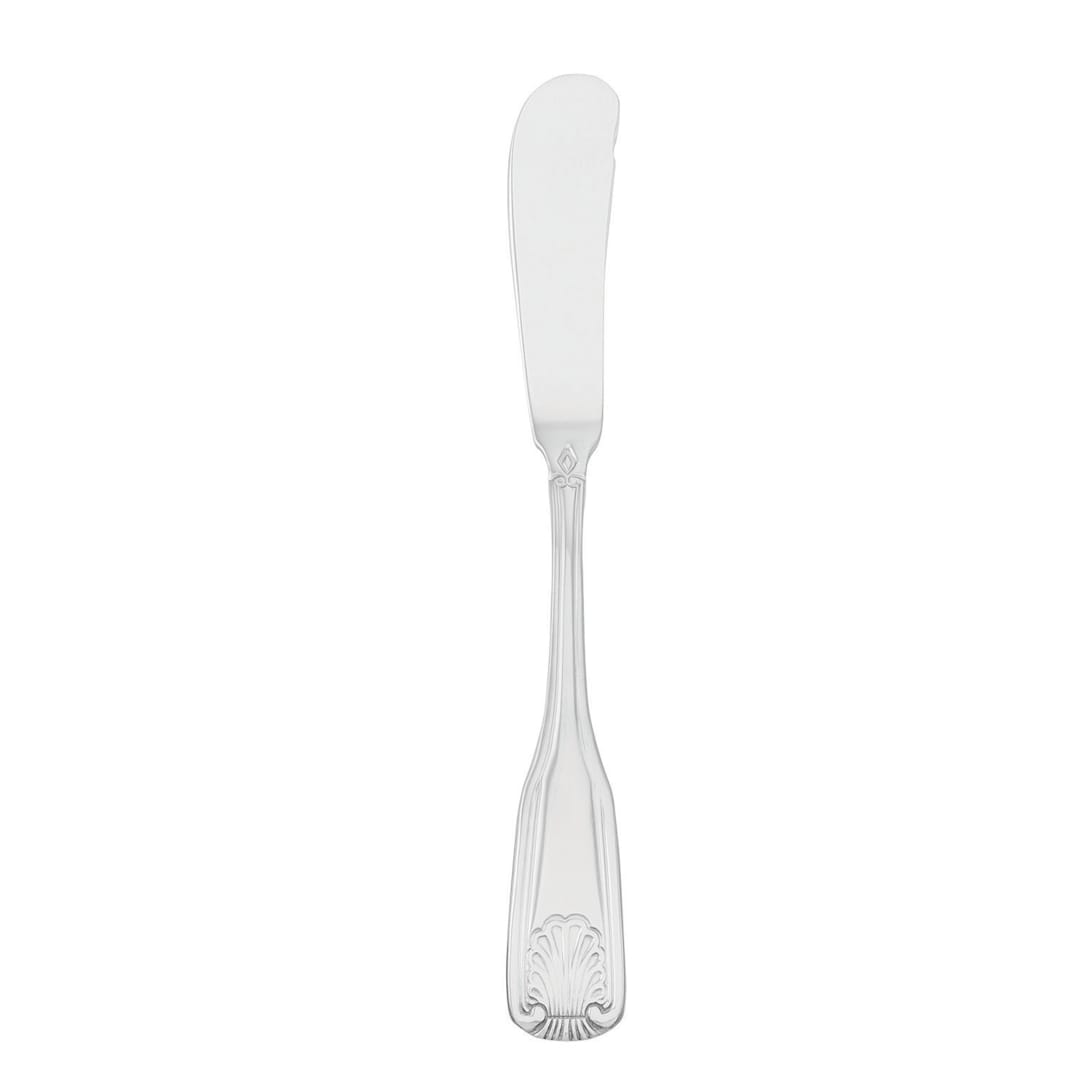 Walco 2811 Fanfare 18/0 S/S 7" Butter Spreader - Dozen