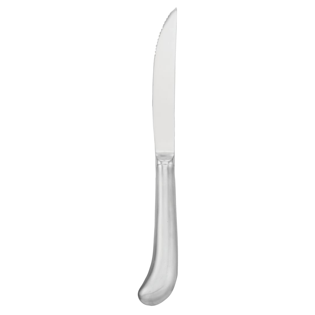 Walco 5123 Royal Bristol 18/0 S/S 9-3/8" HH Steak Knife - Dozen