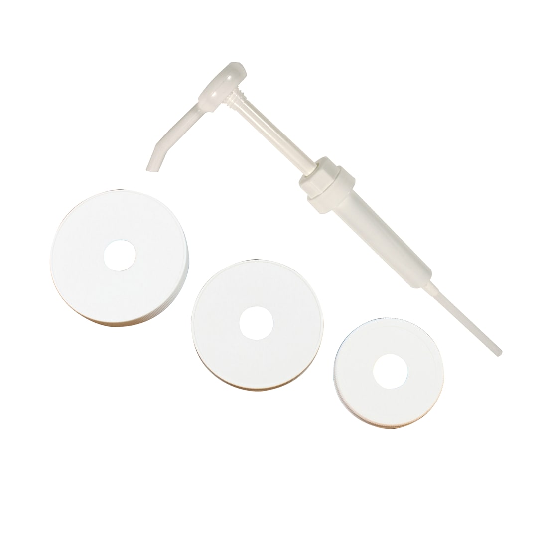 Hospeco Brands Group 1 Oz. White Plastic Pump Kit