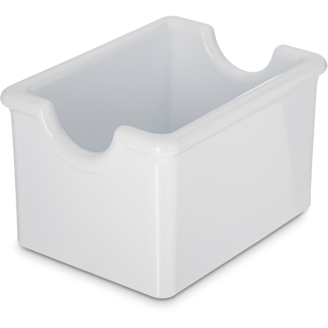Carlisle 455002 White Standard Sugar Caddy