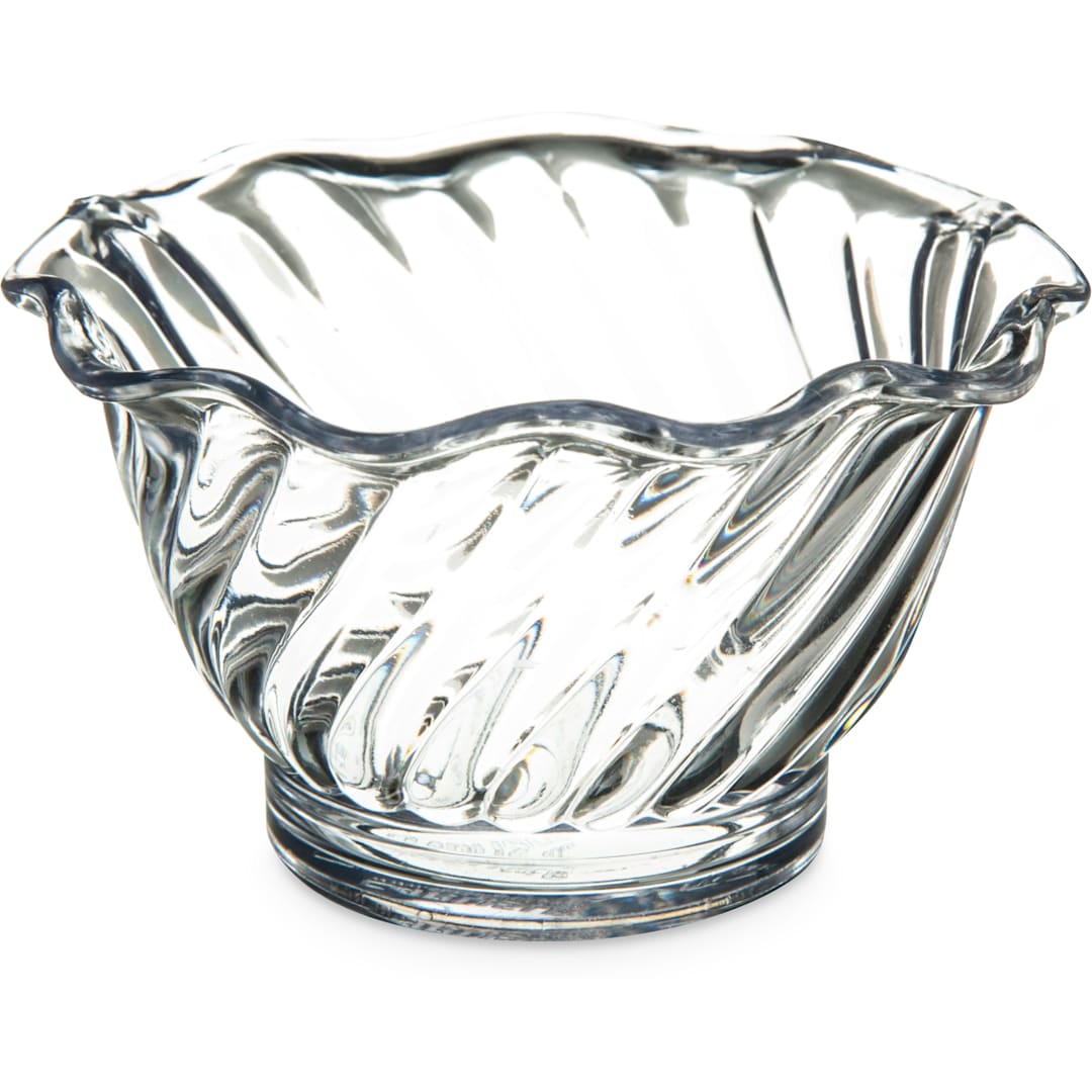 Carlisle 453007 5 Oz. Clear Tulip Dessert Dish