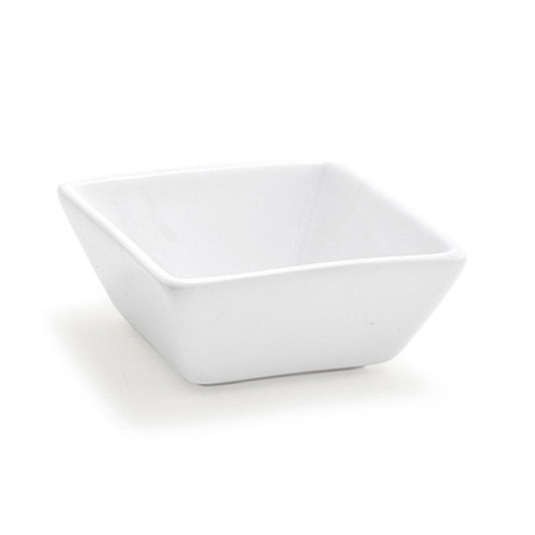 FOH DSD026WHP13 Kyoto 4 Ounce Tall Square Dish