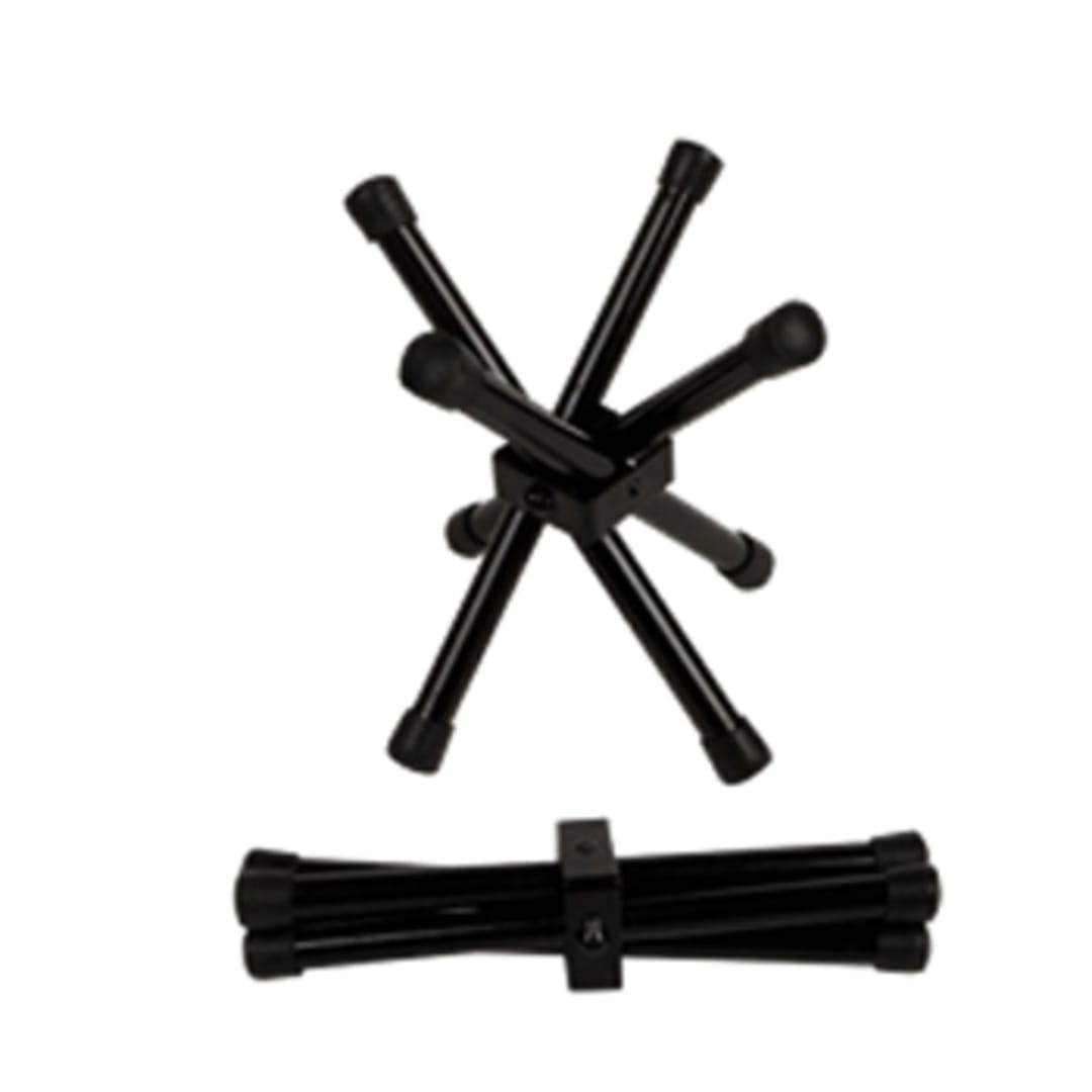 Bugambilia® WX01 Black Aluminum Folding 8" High Chopstix Stand