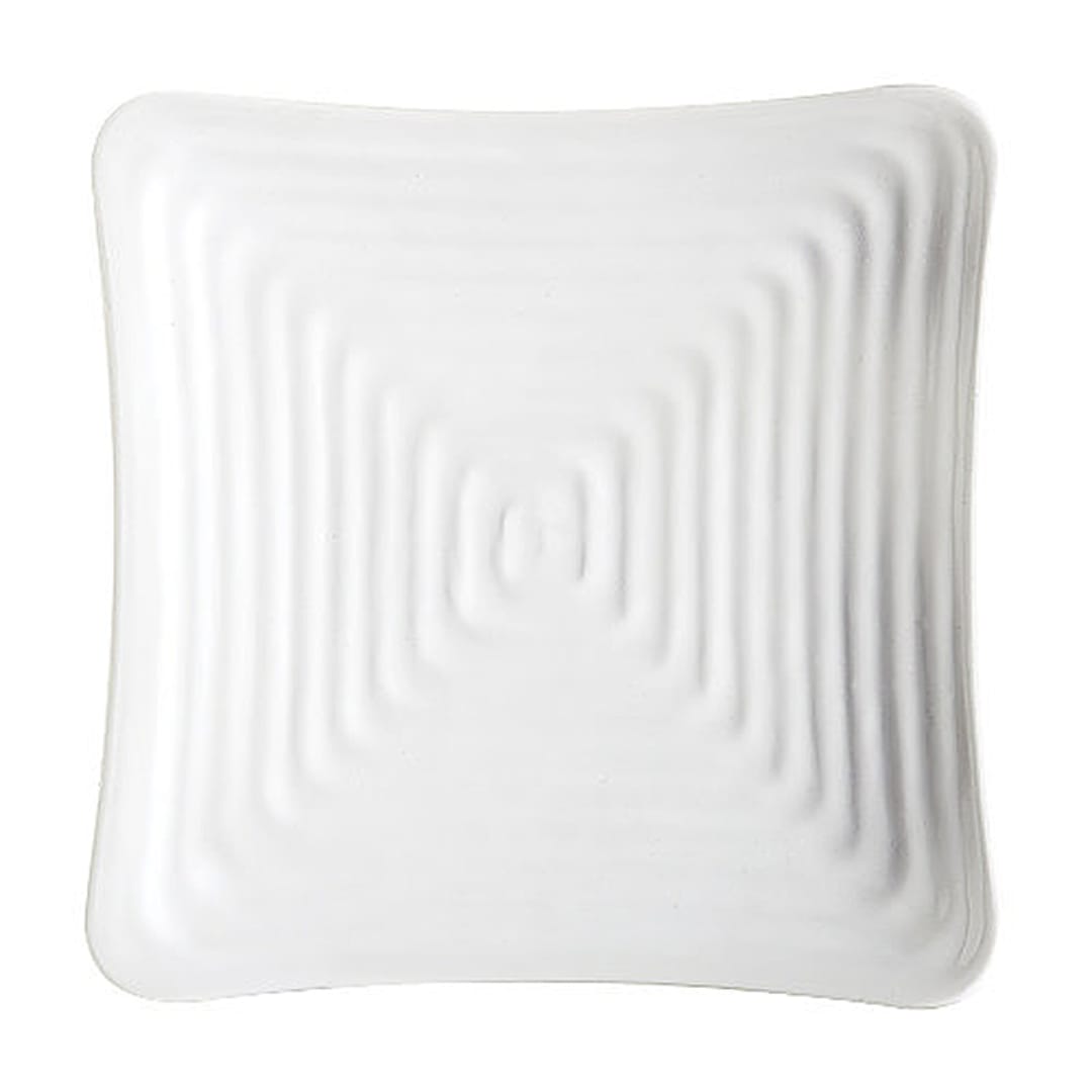 G.E.T. ML-63-W Milano White 10.25" Square Plate - Dozen