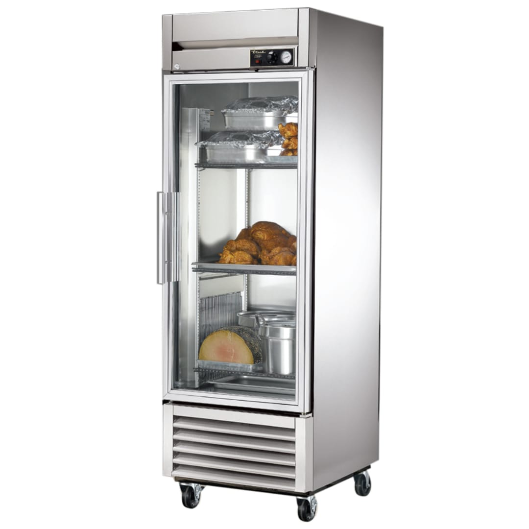 True® TH-23G Reach-In 23 Cu. Ft. Heated Cabinet With Glass Door