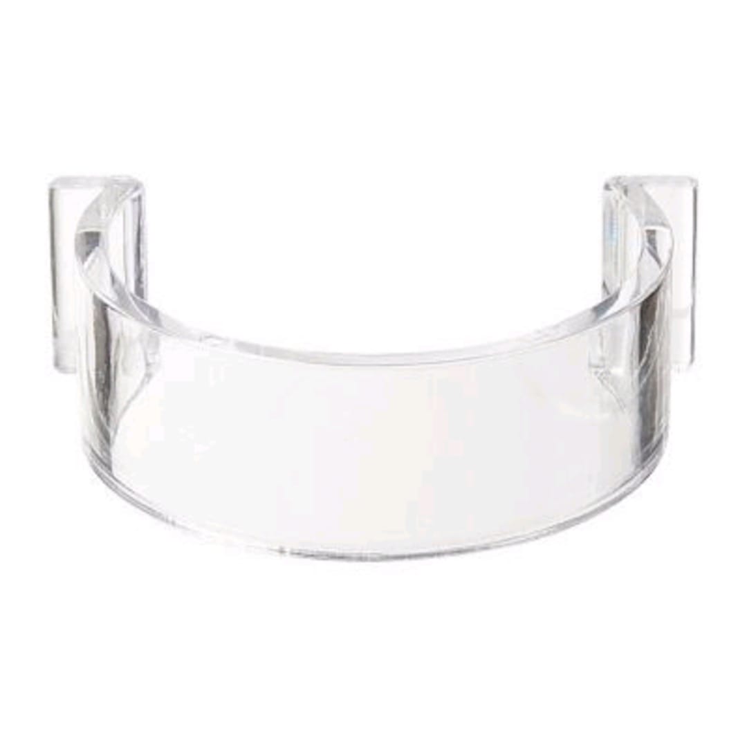 G.E.T. CLIPS-PLAIN-PC-CL Clear Salad Dressing Bottle Clips - 8 / ST