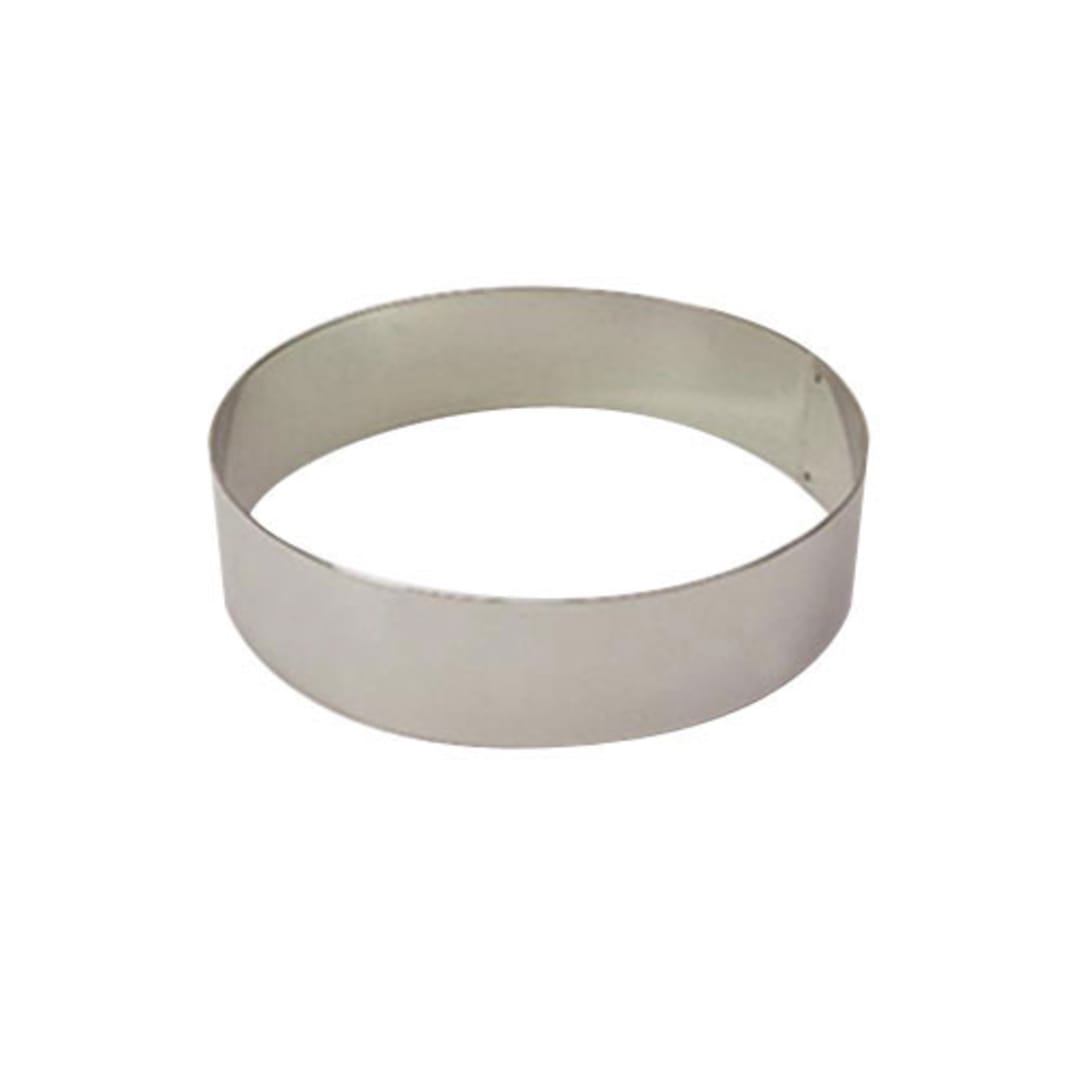 Matfer Bourgeat 371801 S/S 4-3/4" x 2-3/8" Ice Cake Ring