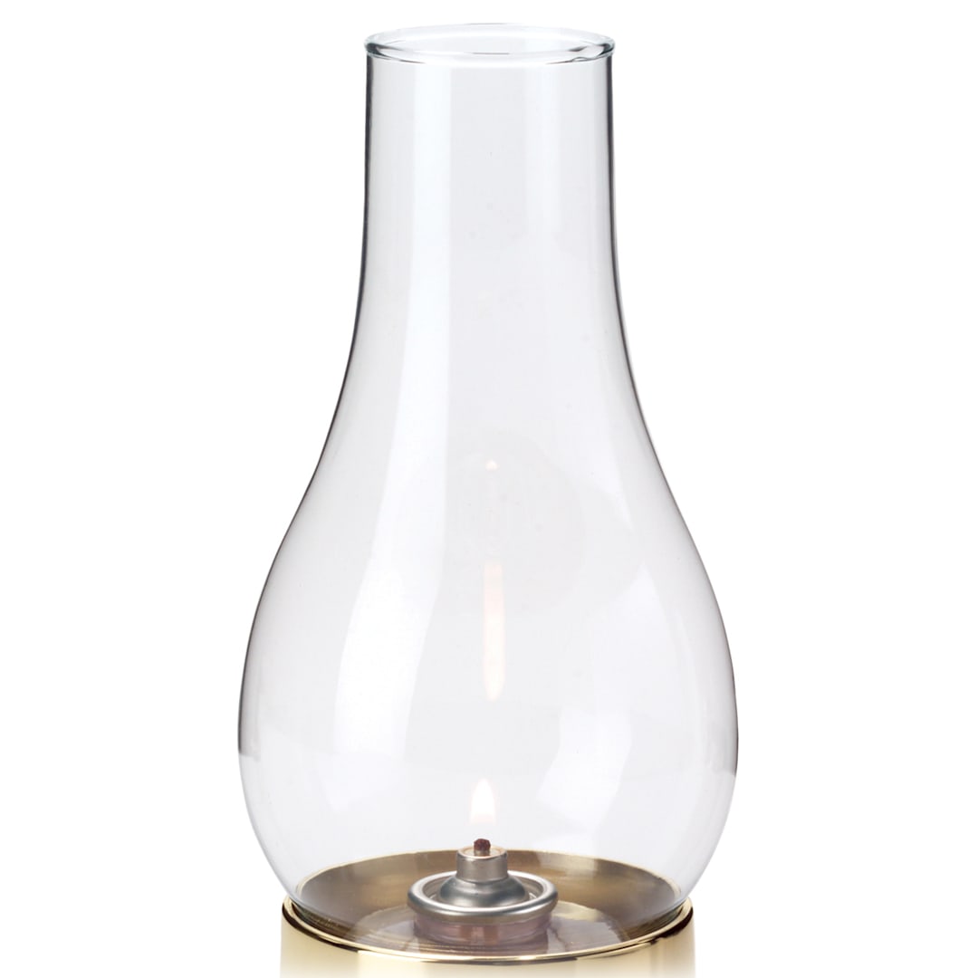 Hollowick 28C Clear Glass Fitter Globe for 3" Base