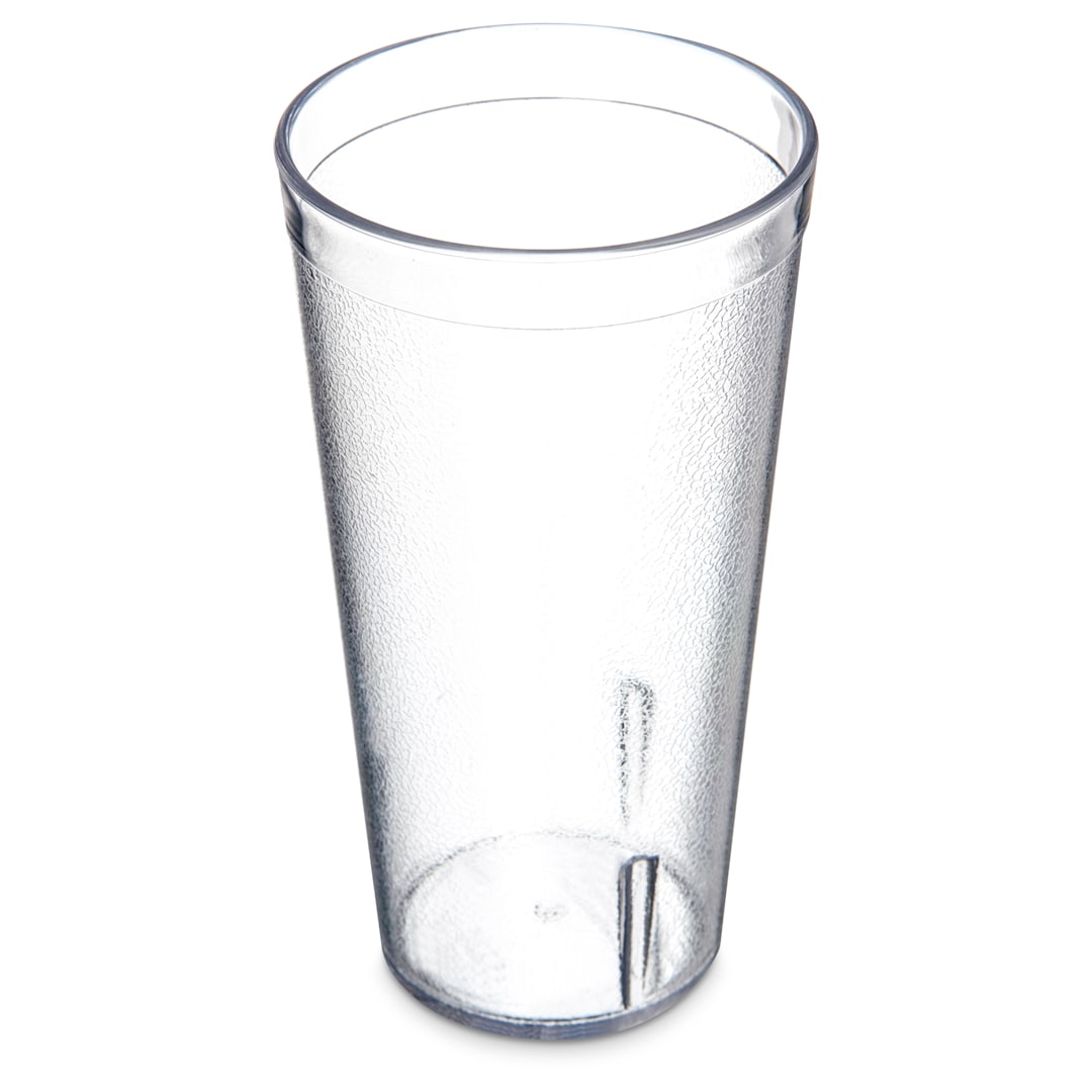 Carlisle 522007 Stackable 20 Oz. Clear SAN Plastic Tumbler - Dozen