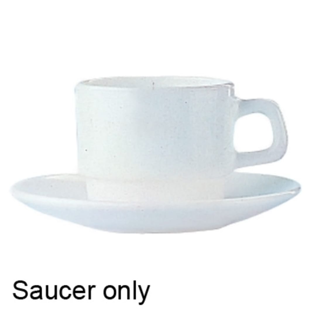 Arcoroc 22712 Restaurant White 5-7/8" Saucer