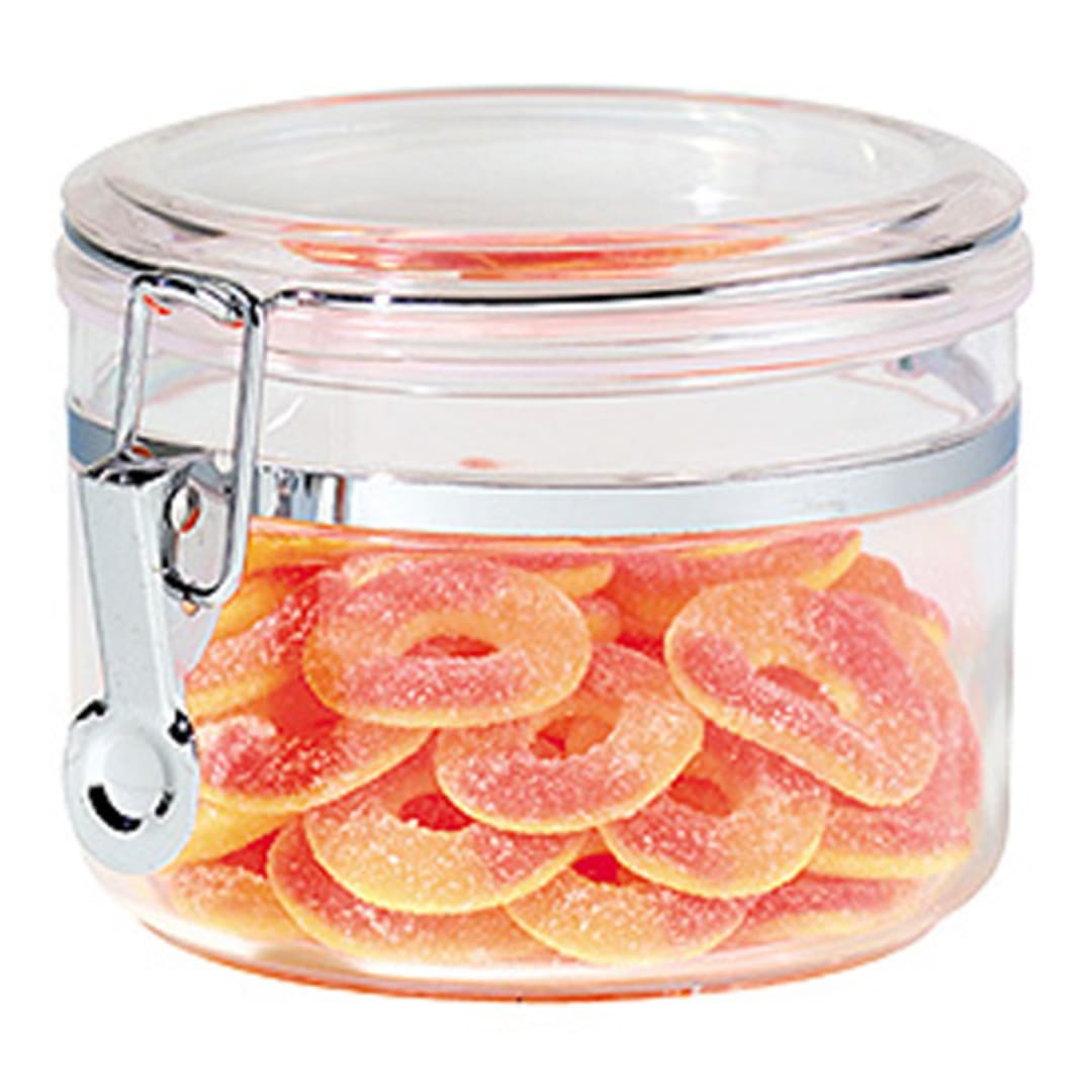 OGGI™ 5362 Clear 28 Oz. Acrylic Airtight Canister with Clamp