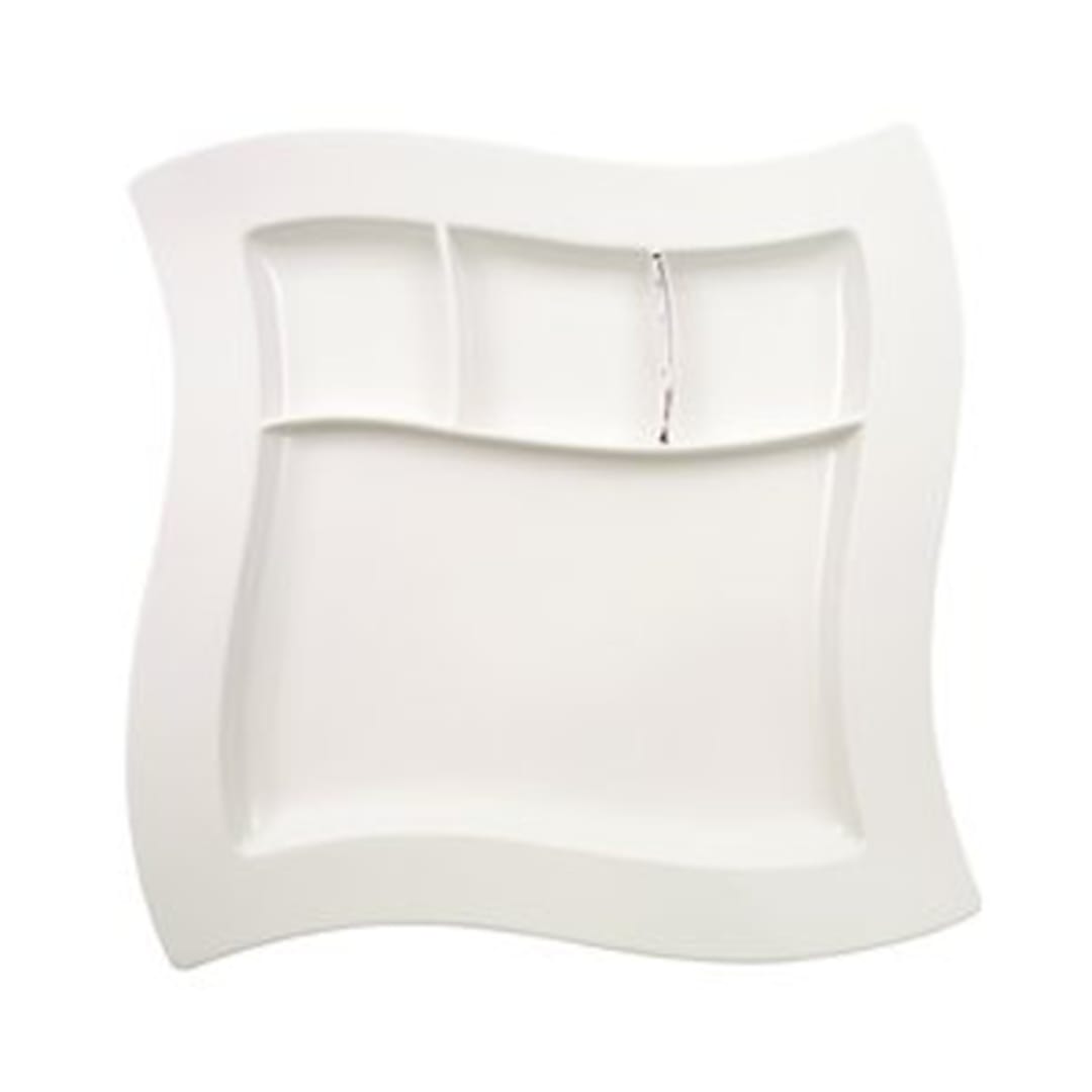 Villeroy & Boch 10-2525-2855 White 10-5/8" Grill Plate - 4 / CS