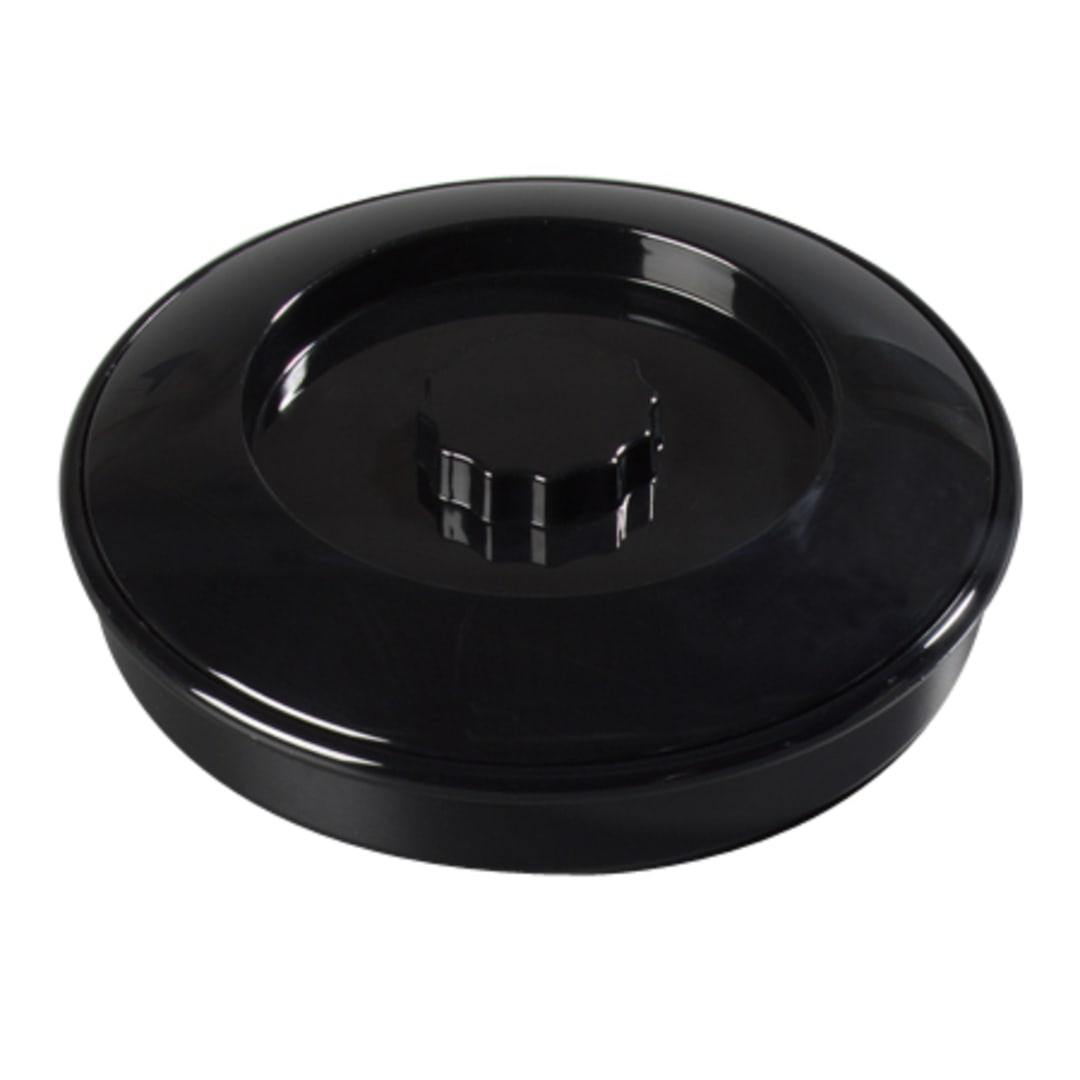 Carlisle 047503 Black 7-1/4" Tortilla Server with Lid