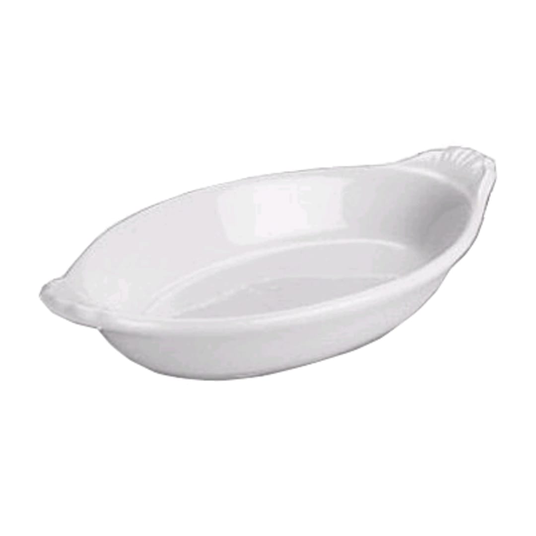 Hall® China 528-WH White 12 Oz. Welsh Rarebit Dish