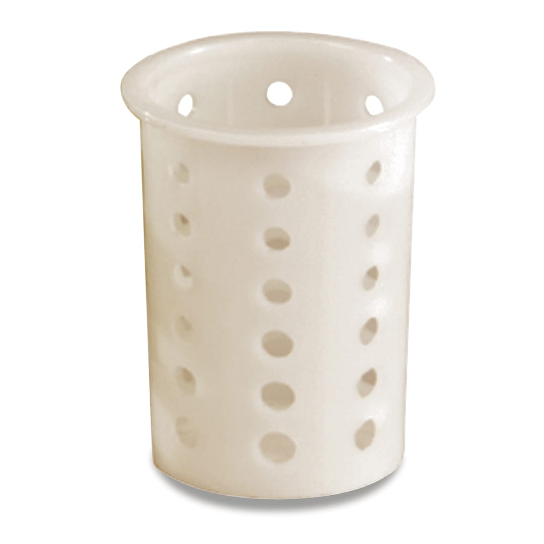 Vollrath® 52642 Off White Nylon Silverware Cylinder