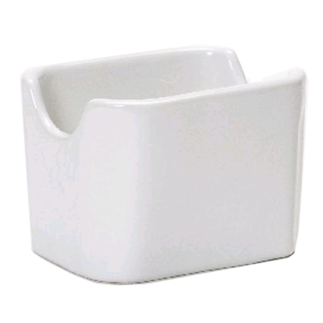 Tuxton BWQ-034 White Sugar Packet Holder