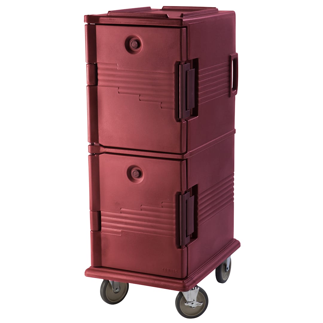 Cambro UPC800SP402 Ultra Camcart Brick Red 60 Qt. Food Pan Carrier