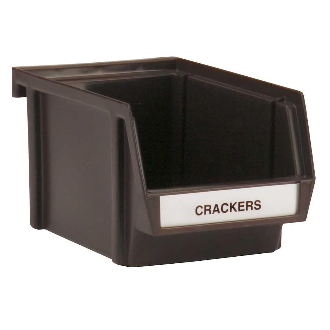 Traex 4804-01 Brown 8" Bin for Self Service System Set