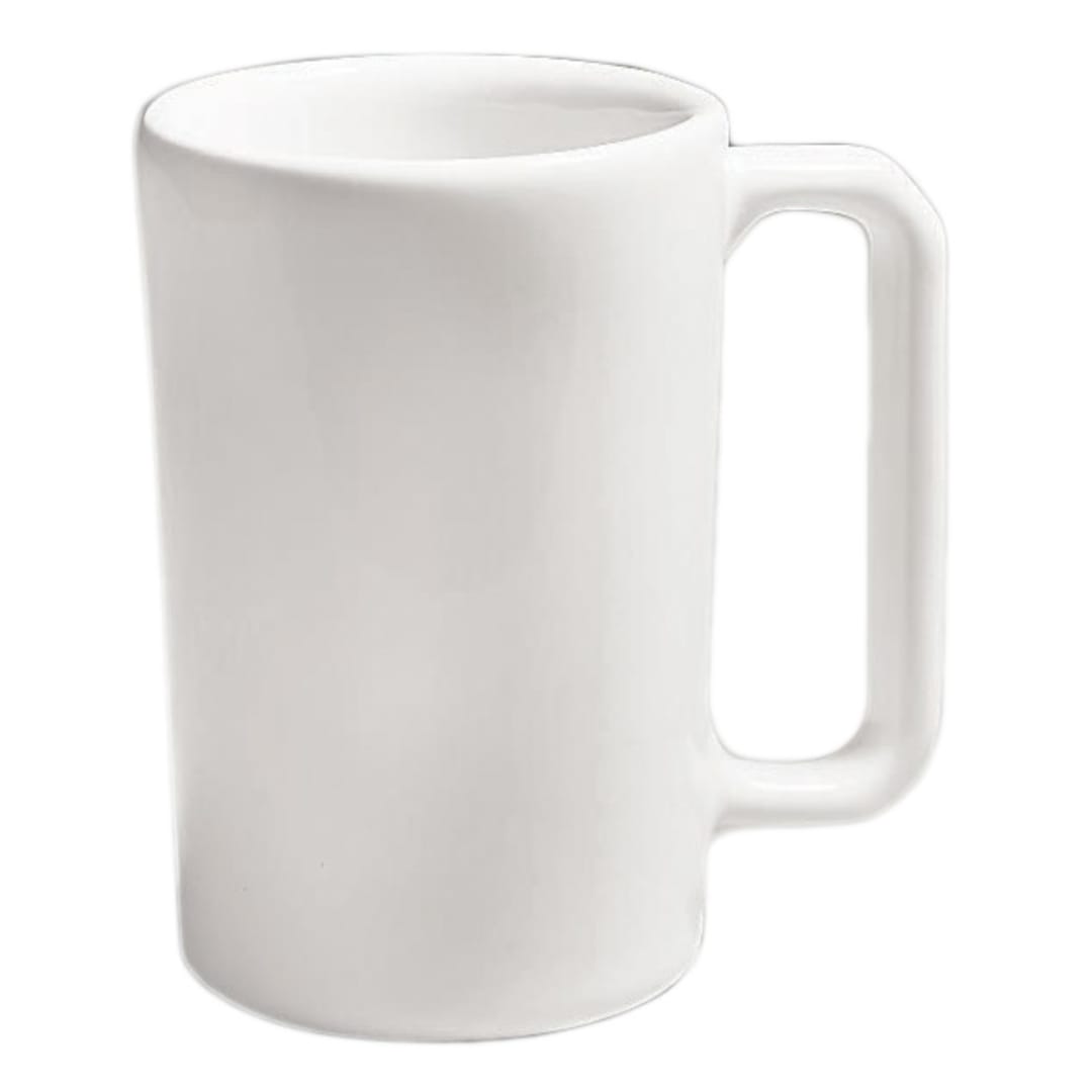 Diversified Ceramics DCI132UW White 10 Oz. Rouge Coffee Mug 24 / CS