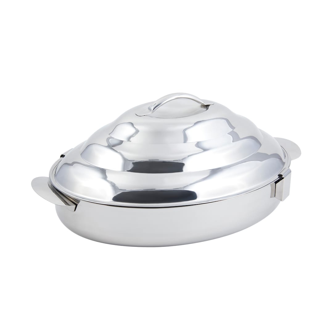 Bon Chef 61279 Stainless 23.25" Insulated Server with Locking Lid