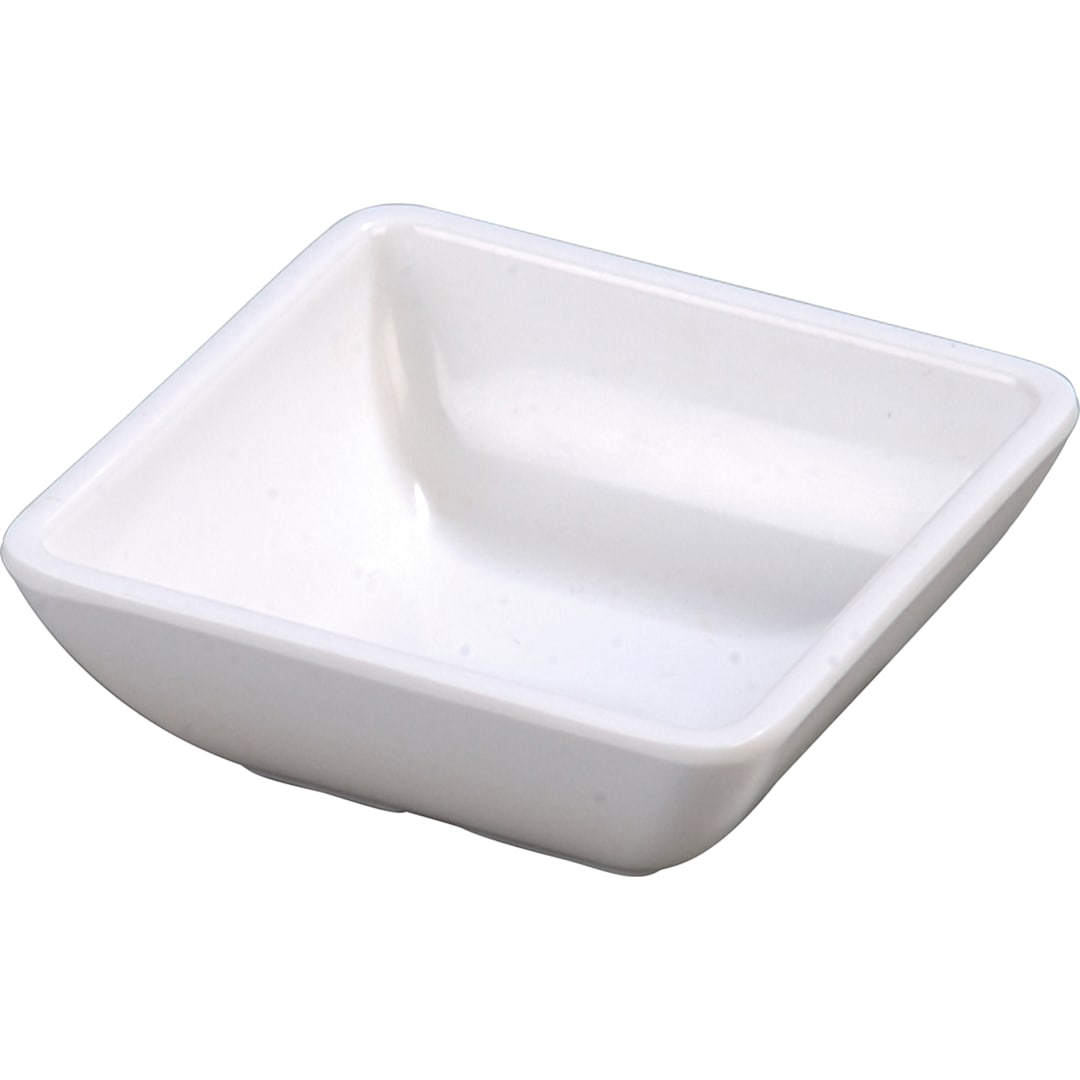 Carlisle 86002 White Square 2 Oz. Melamine Ramekin