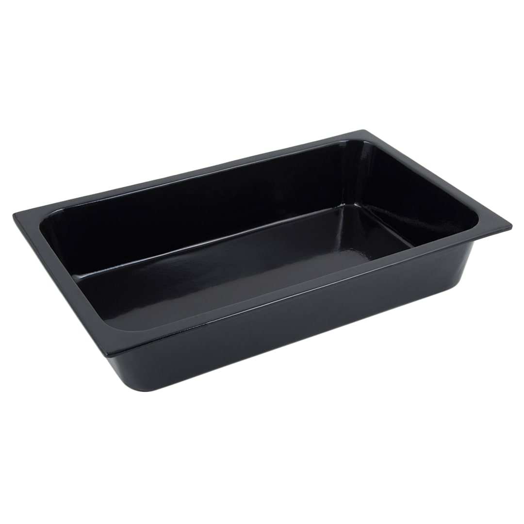 Bon Chef 5070 BLACK Sandstone Full Size 3.5 gal Food Pan