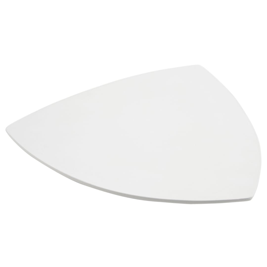 Bon Chef 9160 WHITE Sandstone 20" Triangular Serving Plate